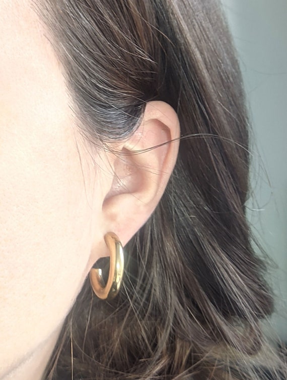 Aros de acero inoxidable pendientes hotsell