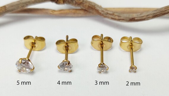 Orecchini in titanio con zirconi 248 con Zircone