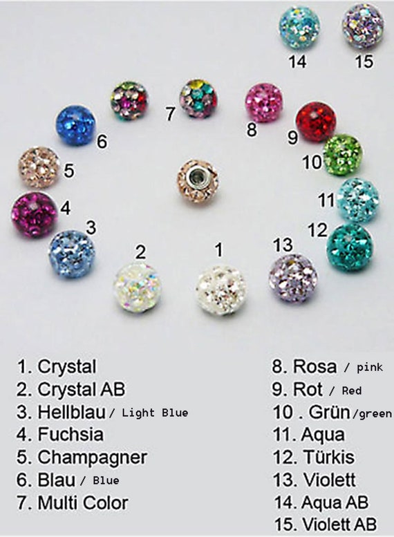 Set 32 Sfere In Acciaio Chirurgico Per Piercing - Diametri 3mm, 4mm, 5mm, 6mm Per Labbra, Ombelico, Naso, Sopracciglia