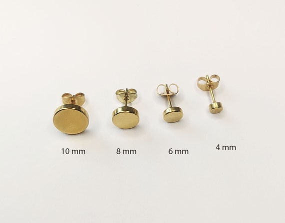 Orecchini A Cerchio In Acciaio Chirurgico 316L, Larghezza 3mm, Diametro 8/10mm, Colori Vari (1 Paio) - 2