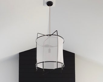 Boho Rustikal Seil Anhänger Licht Käfig Moderne Kronleuchter Industrielle Beleuchtung Leinen Leuchte Stoff Lampenschirm Cottage