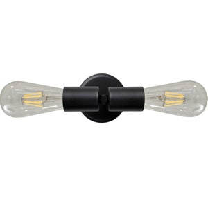 Minimal Vanity Light Double Wall Sconce Modern Wall Lamp Mid Century Edison Lighting