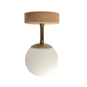 Minimal Globe Ceiling Light Flush Mount Lamp Wall Sconce