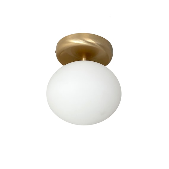 Lámpara De Pared De Globos Mini Araña - Vidrio Y Latón Cepillado, Diseño Minimalista, Para Interior, Portalámparas E27