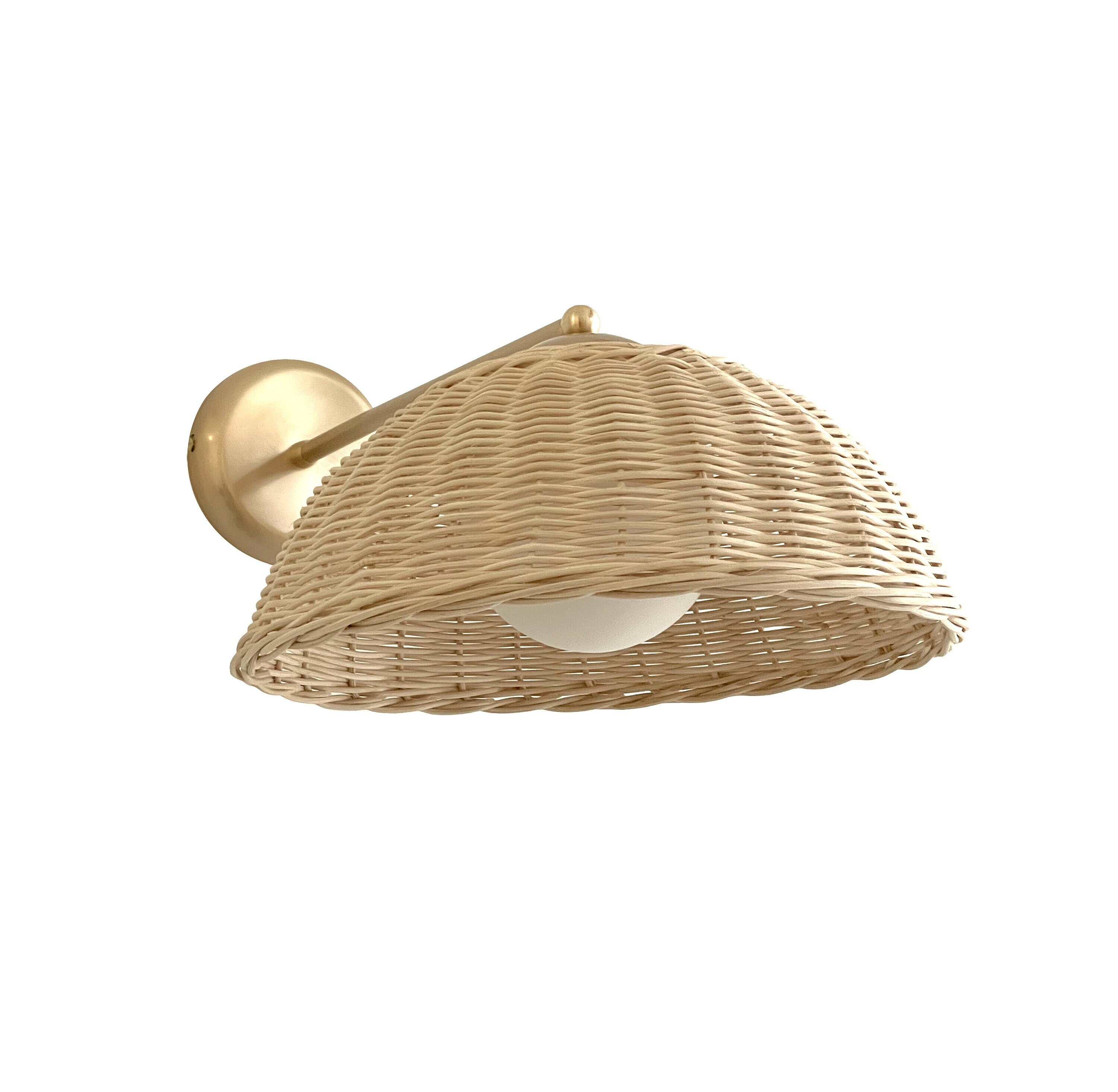 Rattan Basket Sconces Wall Lighting Etsy Australia