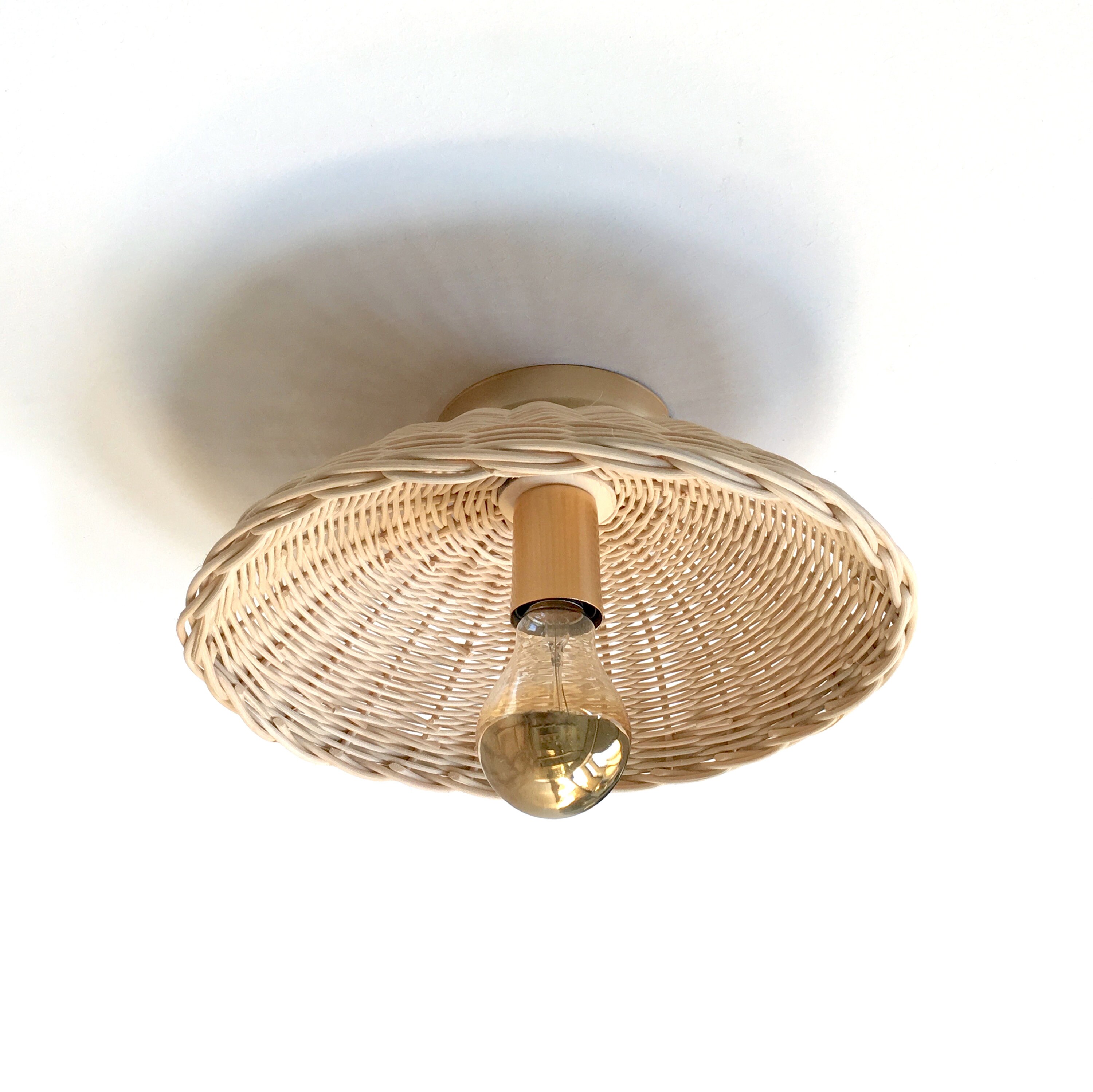 Wood wall sconce Wall sconce Rattan lamp shade Boho wall scone Hanging lights Indoor lights Bamboo pendant light Art deco lamp