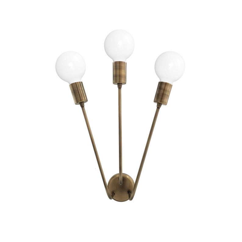 Sputnik Sconce Light Minimal Wall Lamp Mid Century Vanity ...