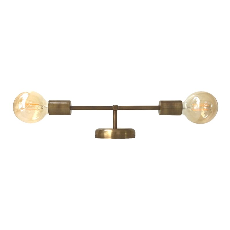 Wall Vanity Light Dual Arm Flush Mount Light Foyer Ceiling Etsy