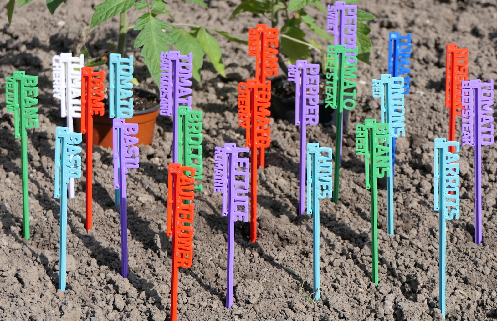 Garden Plant Label Tag Stakes Row Marker Sign Tag Holder UV Etsy