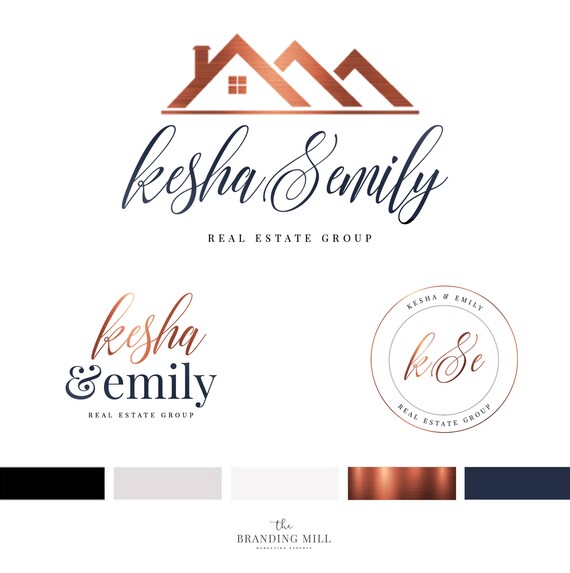 Branding Kit Template Real Estate Logo Realtor Logo | Etsy