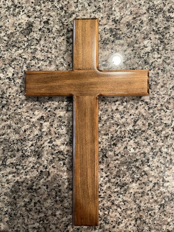 Cross, Crosses, Wooden Cross, Wooden Crosses, Dark Walnut Stained