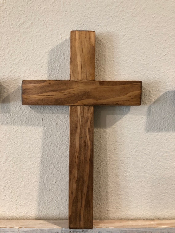 Cross, Crosses, Wooden Cross, Wooden Crosses, Dark Walnut Stained