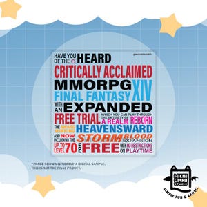 Critically Acclaimed XIV – Clear Sticker