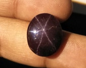 Natural Garnet Stars Oval Designer Cabochon, Garnet Star Cabochon, Smooth Cabochon, AAA Stars Garnet, Loose Gemstone, 16X13 MM, 16 CTS