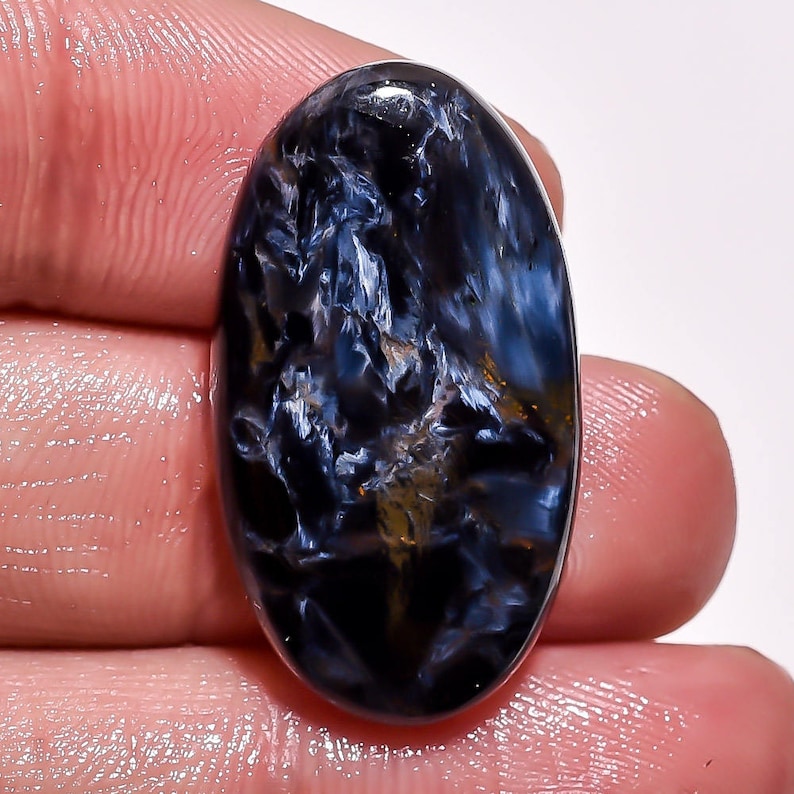 29X16X4 MM AAA+++ Natural Flash Pietersite Smooth Cabochon Amazing Natural Pietersite Oval Designer Cabochon 20.25 CTS Loose Gemstone