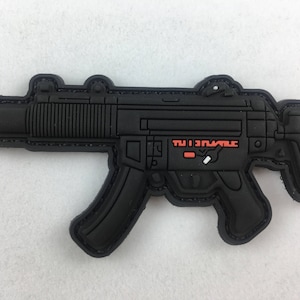 HK MP5 SD Rifle PVC Morale Patch