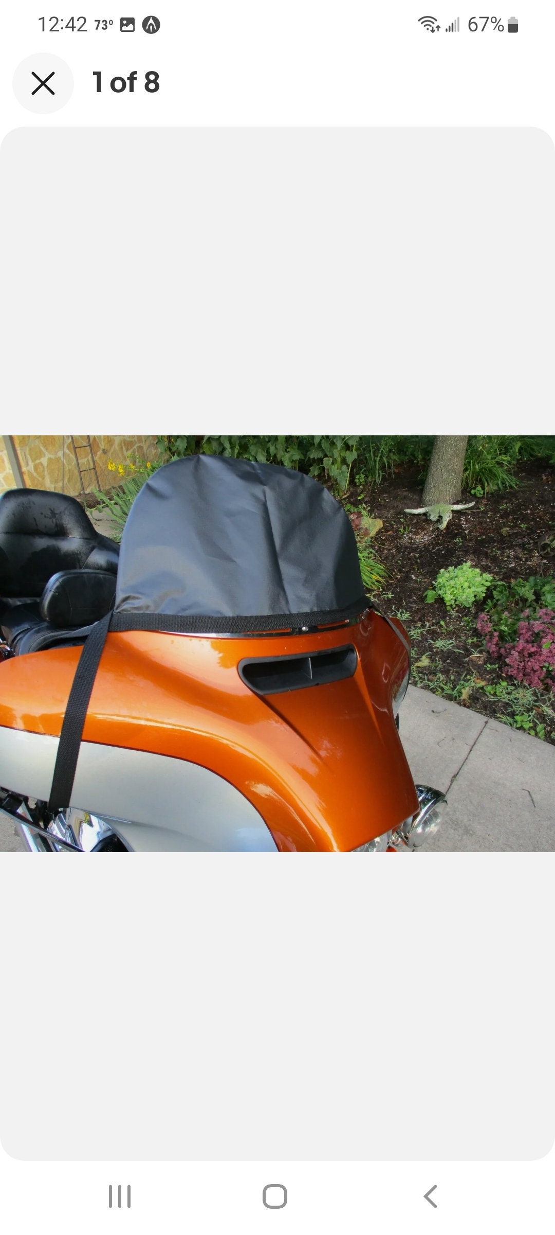 Harley Davidson Batwing fairing cover
