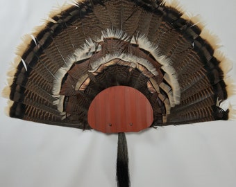 Turkey Fan and Beard Mounting Kit (Rustic Red)