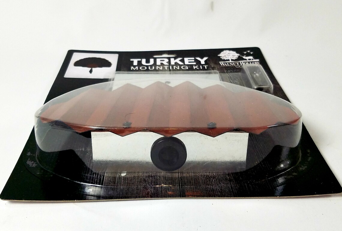 Turkey Fan and Beard Mounting Kit rustic Red Etsy