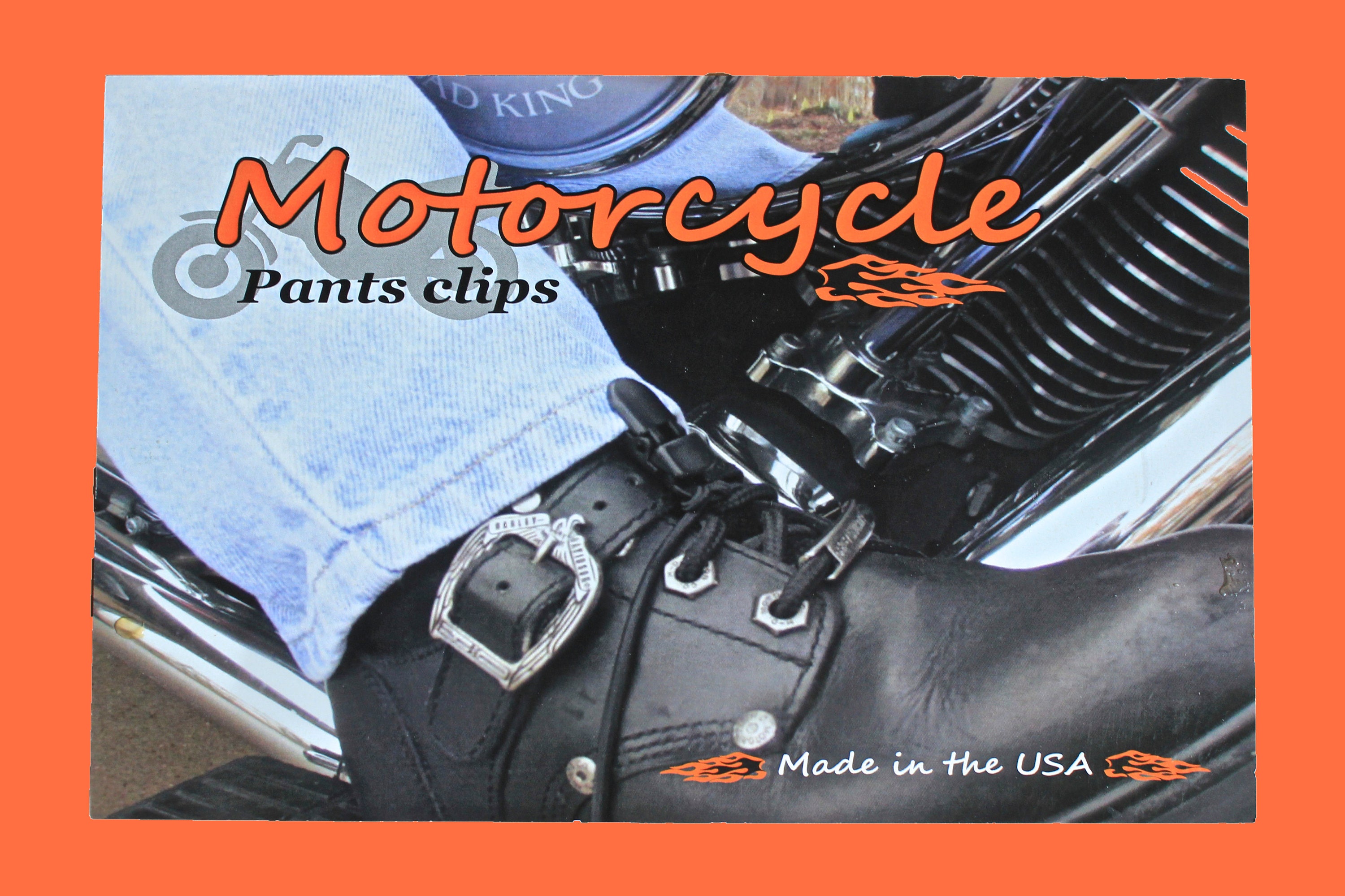 Adjustable Motorcycle Pant Leg Clamps Boot Straps Clips Pant
