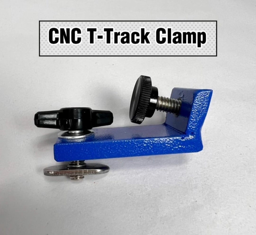 CNC Ttrack Clamp. No Tools Required Made in the USA. Shapeoko