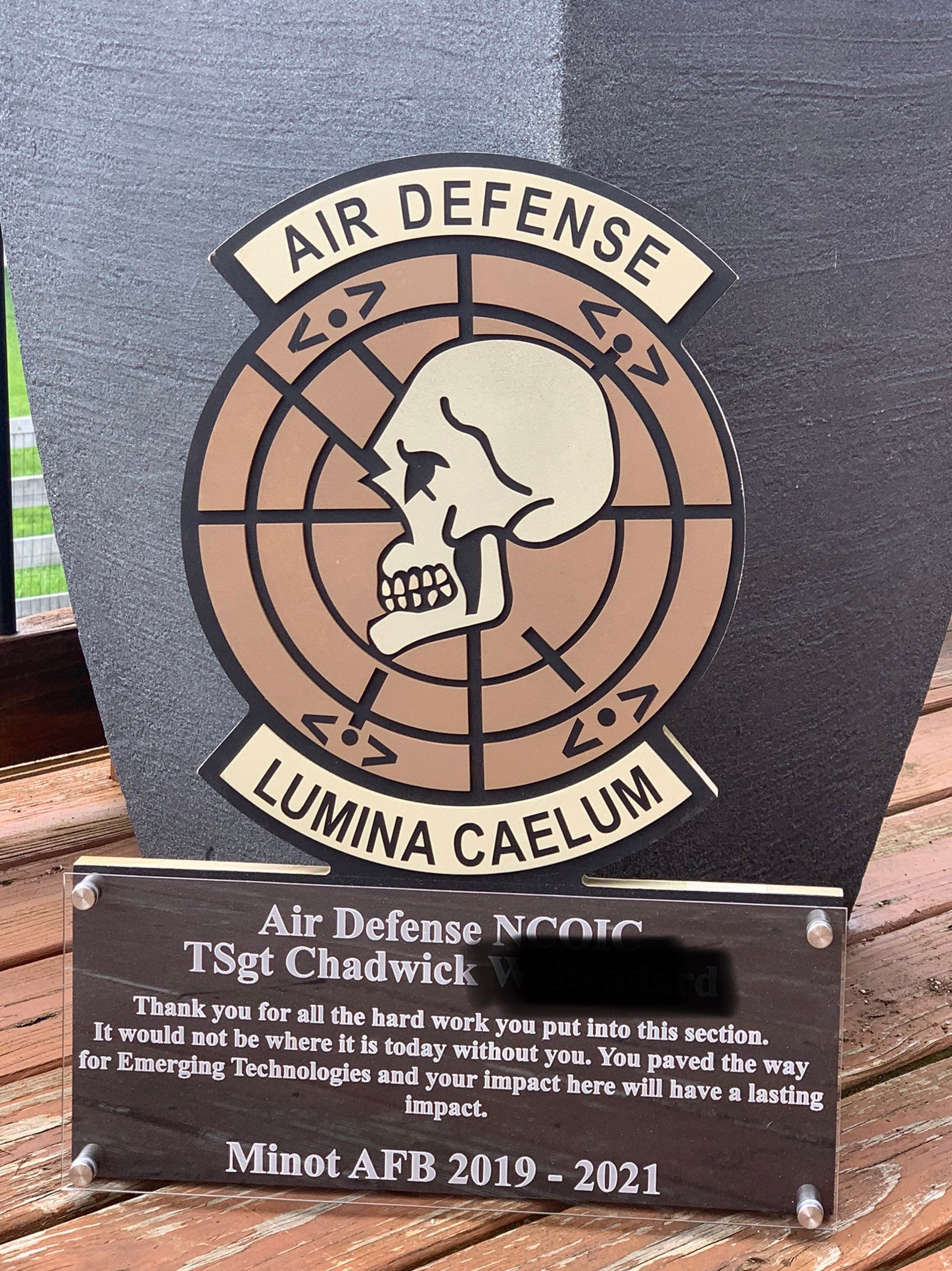 Custom Military Badge Plaque with Engravings Etsy