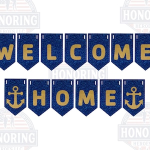 Bandera de bienvenida de la Marina a casa