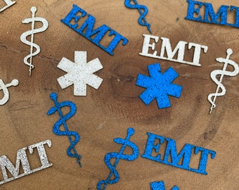 EMT Medic Confetti. EMT party confetti pieces
