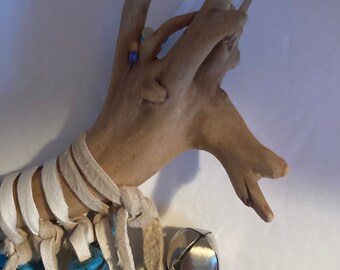 Celtic Shamanic Healing Bell Rattle  DEER