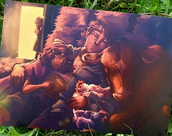 Stardew Valley A4/A5 Prints - Marnie's Ranch, Marnie, Shane & Jas