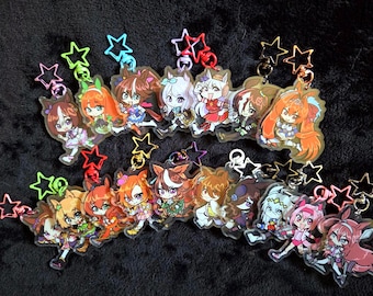 NEW! 2.5" Uma Musume Keychains
