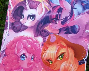 Impresiones MLP Mane 6 A4/A5