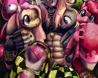 Impresión A5 OC - Estética scenecore de personaje original