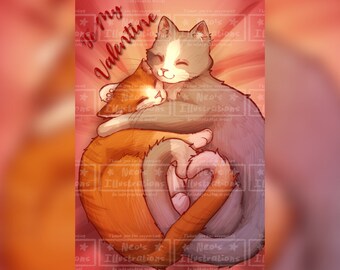 ¡Tarjeta imprimible del Día de San Valentín para pareja, novia, novio, esposo, esposa o cualquier persona!