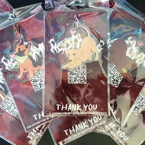 Leuke cartoonhondensleutelhangers van 2,5 inch! Perfect cadeau voor hondenliefhebbers, hondenbezitters en verschillende rassen om uit te kiezen!