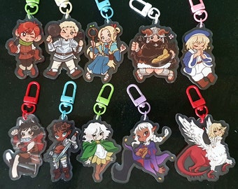 2.5" Dungeon Meshi Keychains
