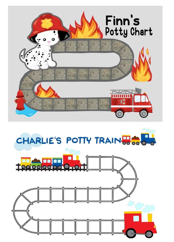 Potty Training Train Chart