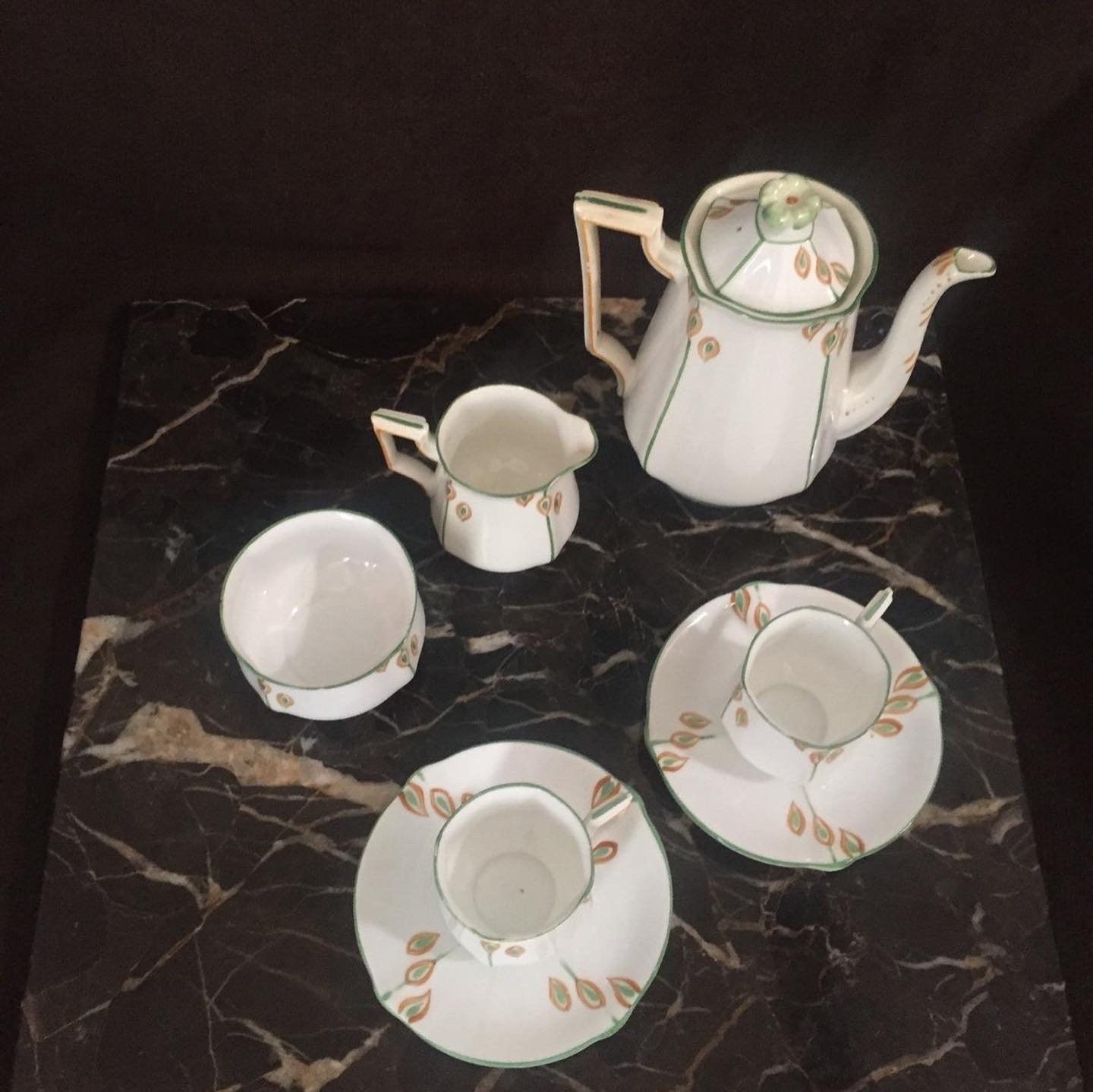 Service de Café Art Déco