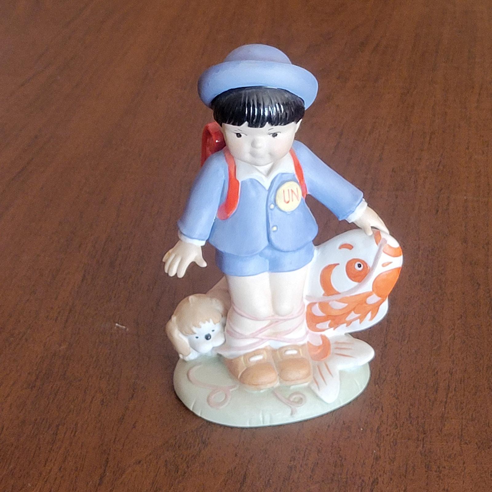 Porcelain children figurines japan - Etsy 日本