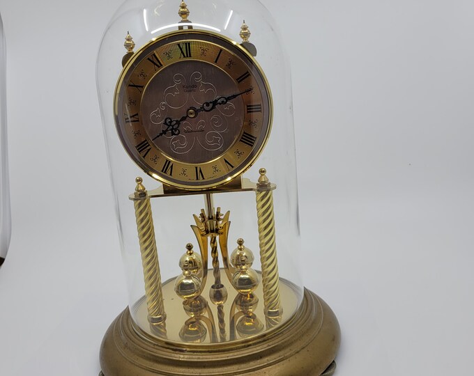 Vintage Kundo Quartz Westminster Chime Anniversary Clock . 11 Tall
