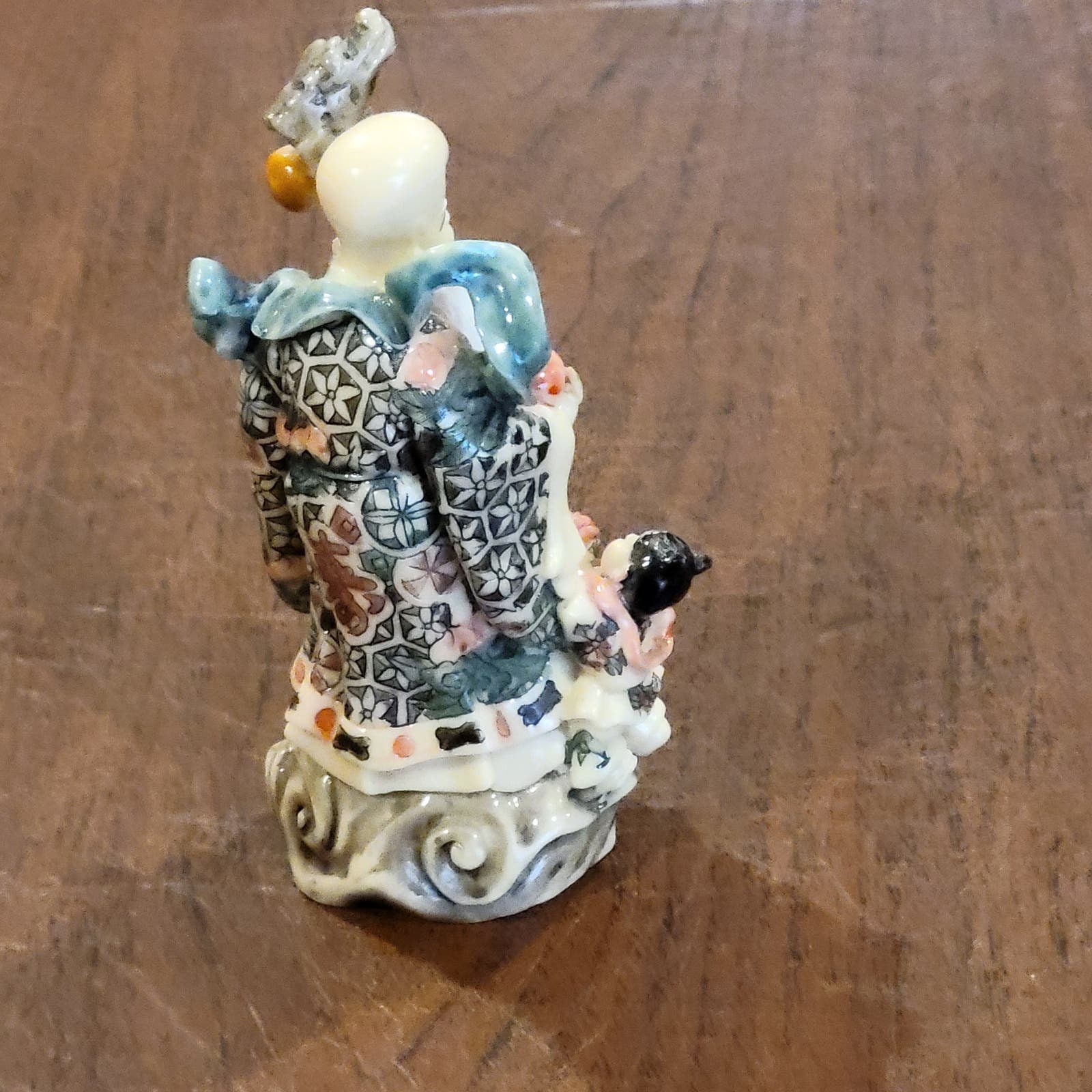 ヴィンテージ 中国の老賢者と子供の置物 手描き 高さ4.75インチ - Etsy
