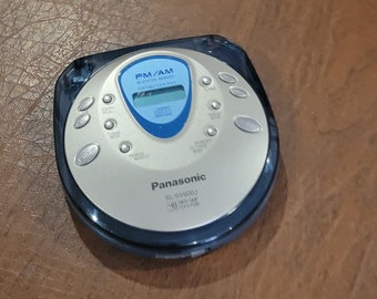 vintage Panasonic SL-SV600J autoradio am/fm lecteur CD anti-saut argent