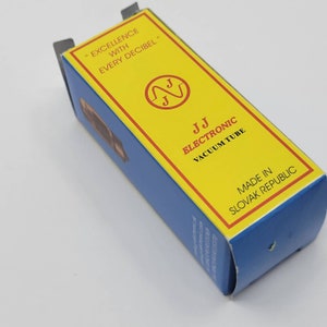JJ Electronics  ECC81 Replacement Amplifier Vacuum Tube New, open box