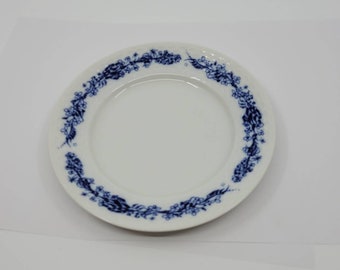 Rare Porsgrund Norway 67 6 3/4&quot; embossed ceramic  dessert plate / saucer