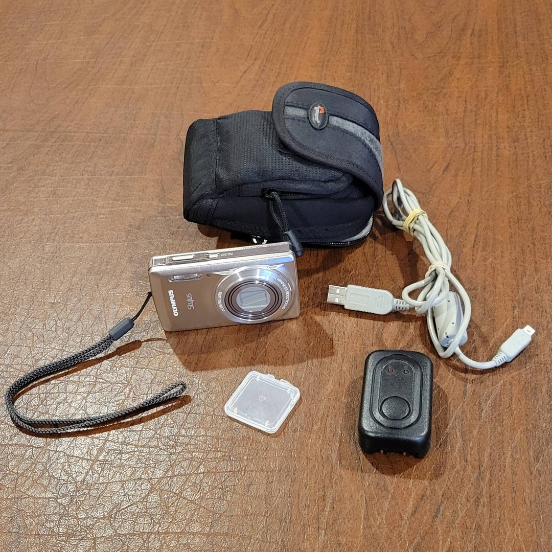 Olympus Stylus7030 7X Wide Digital Camera Optical Zoom Silver Etsy