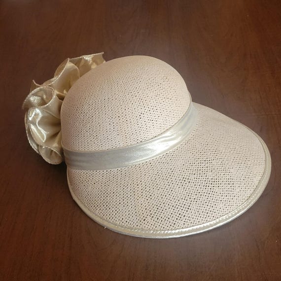 Vintage Rare San Francisco Sonni Woven Straw Hat. Made in  display picture 2