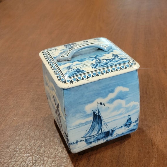 Vintage 1950's Dutch Tin Royal Verkade Factories LTD Zaandam