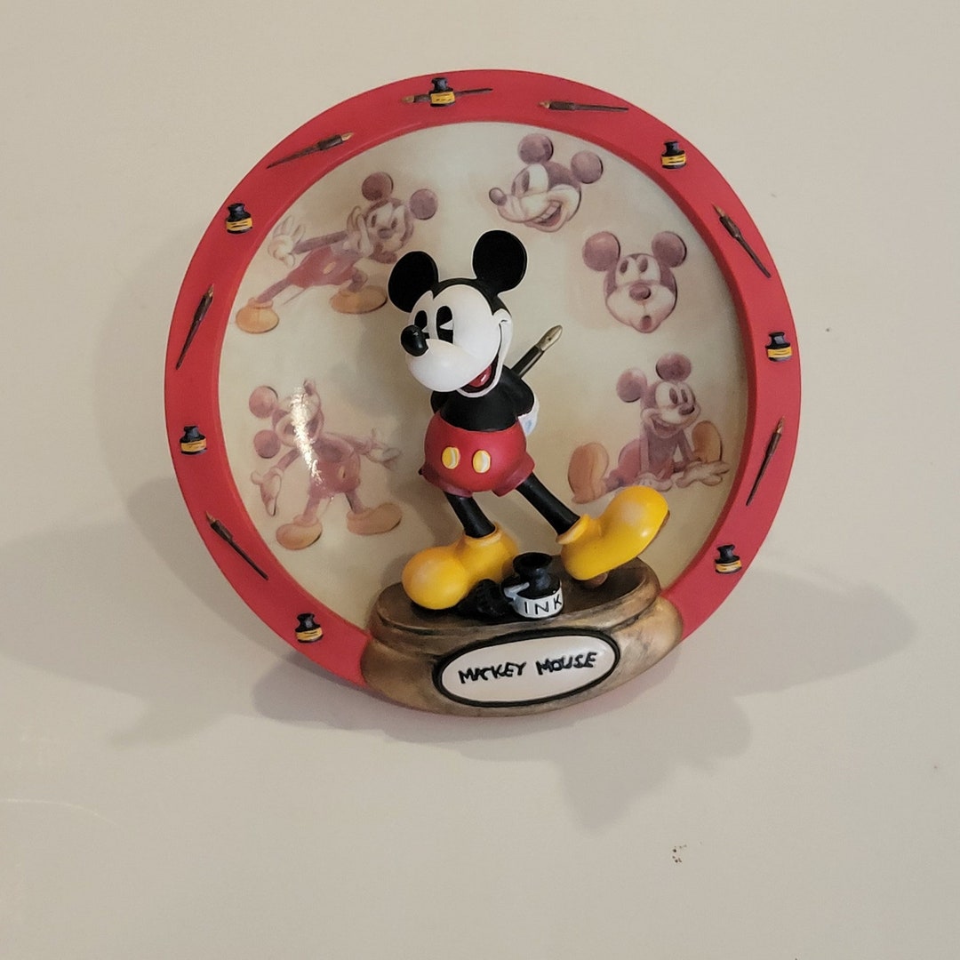 Vintage 1998 Bradford Exchange Mickey Mouse From the Drawing Board 3-D ...