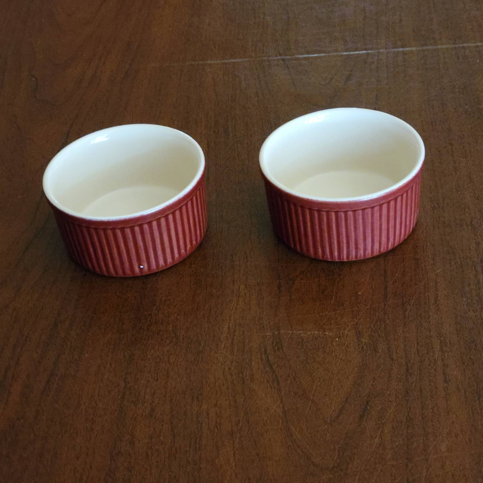 Vintage Emile Henry France Red Souffle Baking Dish Ramekin Etsy