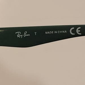 Ray-Ban RB5277 5227 Rectangular Eyeglasses Frames Black Green 52-17-140 image 8